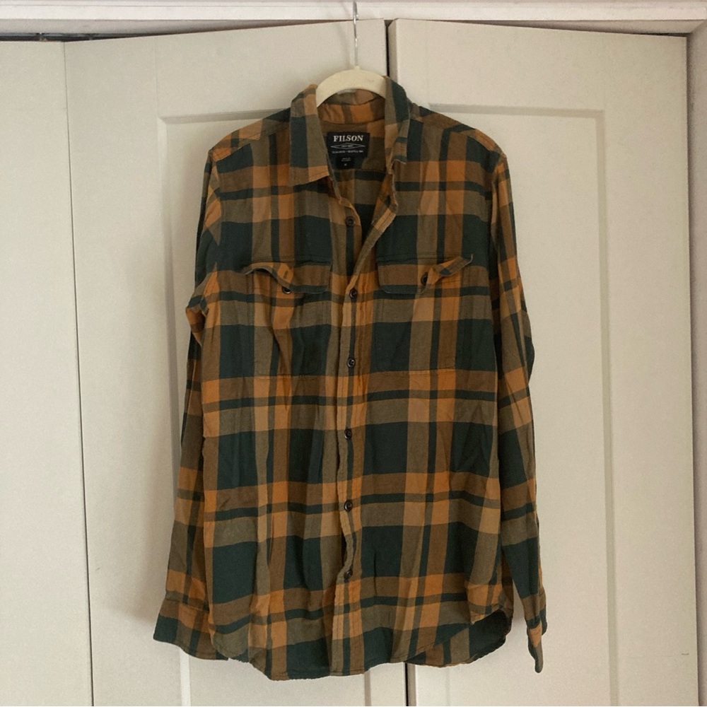 Filson Lightweight Flannel Button Up Shirt